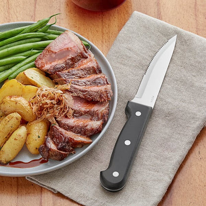 Acopa 4 3/4" Steak Knife w/ Jumbo Black Bakelite Handle – item 26720301 image 2