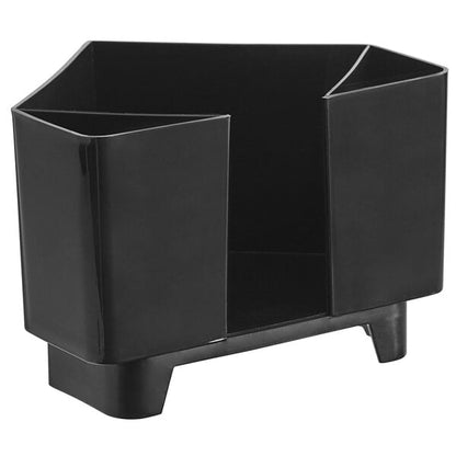 Choice 3-Compartment Plastic Corner Bar / Condiment Caddy – item 176CBCB3