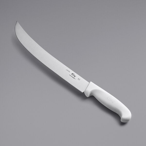 Choice 12" Cimeter Knife w/ White Handle – item 220KWCIMSM12