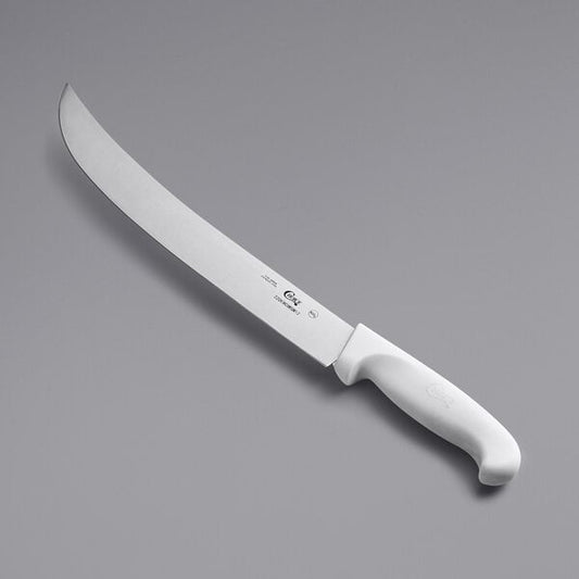 Choice 12" Cimeter Knife w/ White Handle – item 220KWCIMSM12