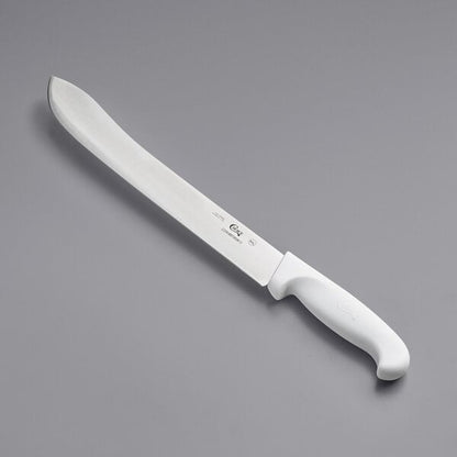 Choice 12" Butcher Knife w/ White Handle – item 220KWBTRSM12