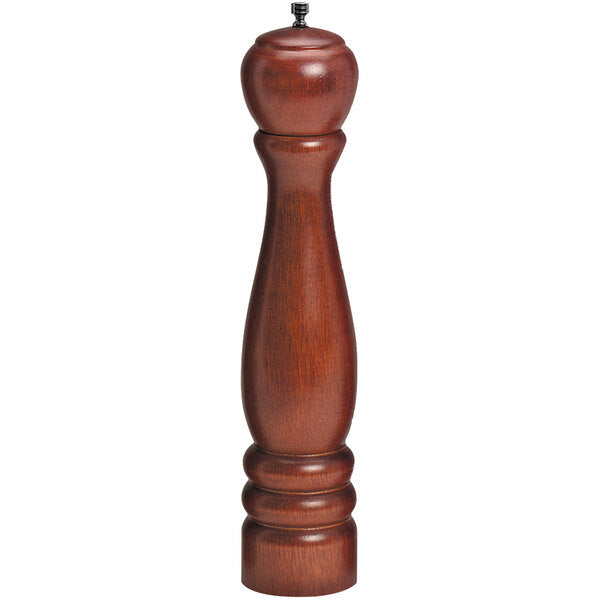 American Metalcraft" Mahogany Finish Pepper Mill – item 124WPM12