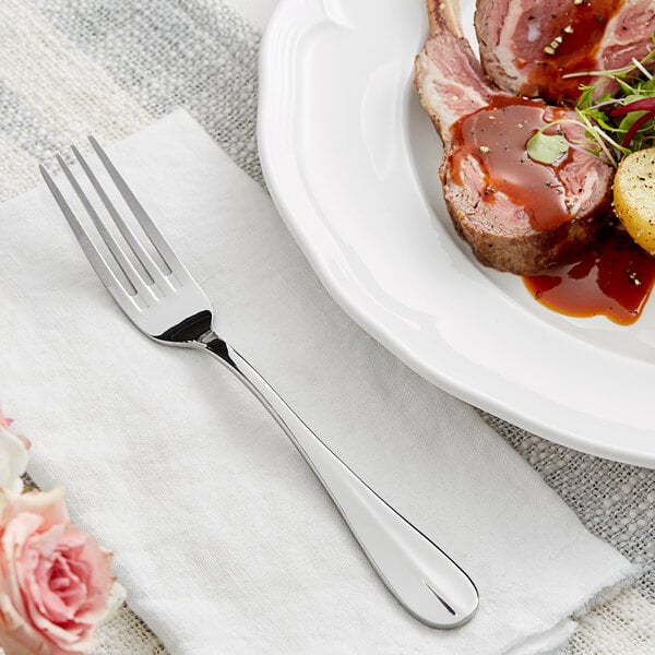 Acopa Brigitte 8 1/8" X-Heavy European Table Fork – item 267720811 image 2