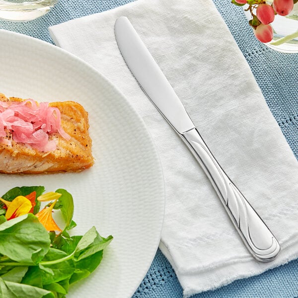 Acopa Swirl 8 3/4" X-Heavy Dinner Knife – item 267990808 image 2