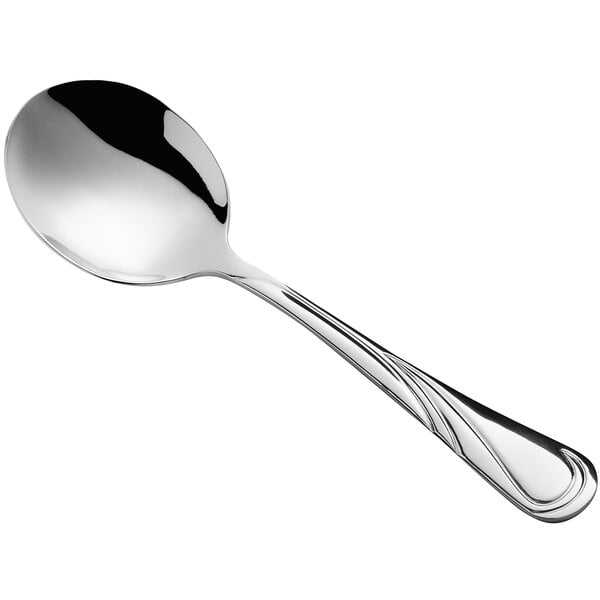 Acopa Swirl 6" X-Heavy Bouillon Spoon – item 267990802