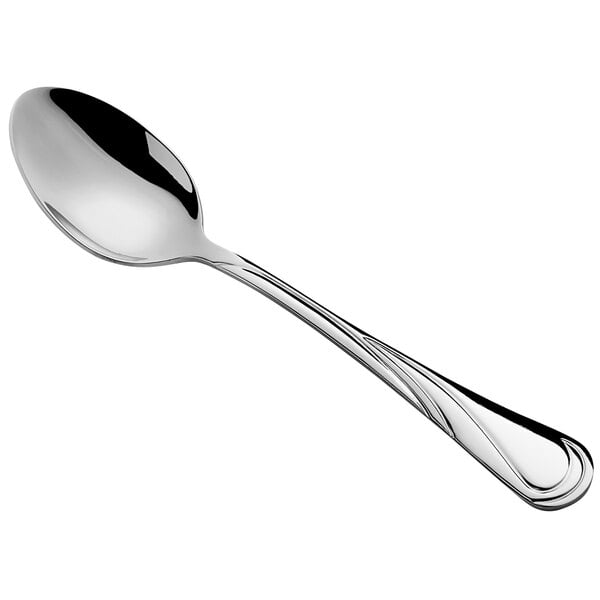 Acopa Swirl 7 1/4" X-Heavy Dinner / Dessert Spoon – item 267990803