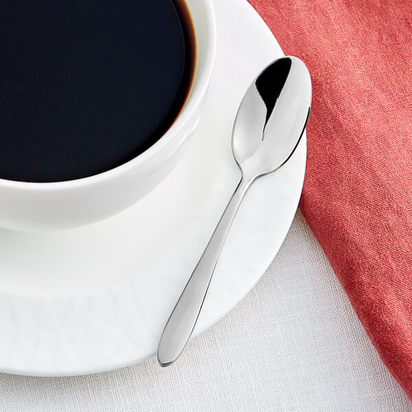 Acopa Remy 4 1/4" X-Heavy Demitasse Spoon – item 267850800 image 2
