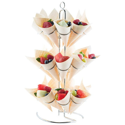 ColorsTableCraft 27-Hole Chrome-Plated Condiment Organizer – item 808DCH27 image 2