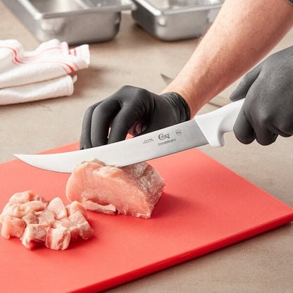 Choice 10" Breaking Knife w/ White Handle – item 220KWBRKSM10 image 2