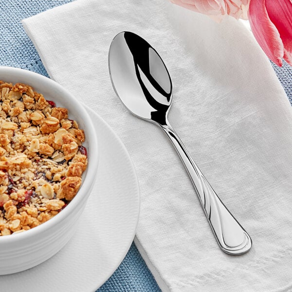 Acopa Swirl 6" X-Heavy Teaspoon – item 267990801 image 2