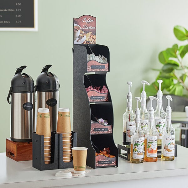 ServSens Condiment Organizer w/ Header Decals - 5 3/4" x 13" – item 651CNOPLV8 image 2