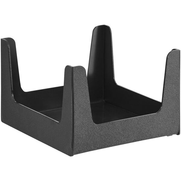 Choice Black Paper Food Tray Condiment Organizer – item 176CNOPLDG1