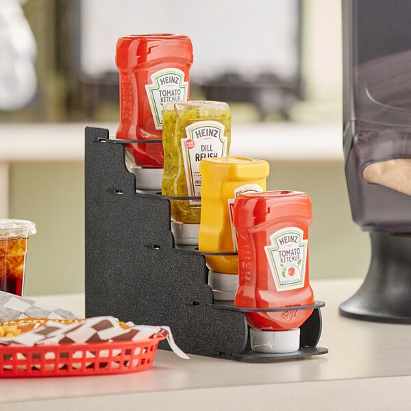 ServSense 4-Section Stepped Condiment Organizer – item 651CNOPLKT4 image 2