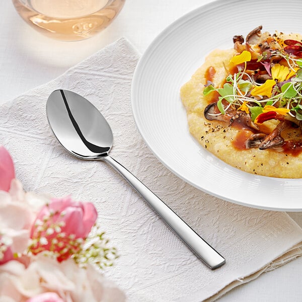Acopa Skyscraper 7 5/8" X-Heavy Dinner / Dessert Spoon – item 267890803 image 2