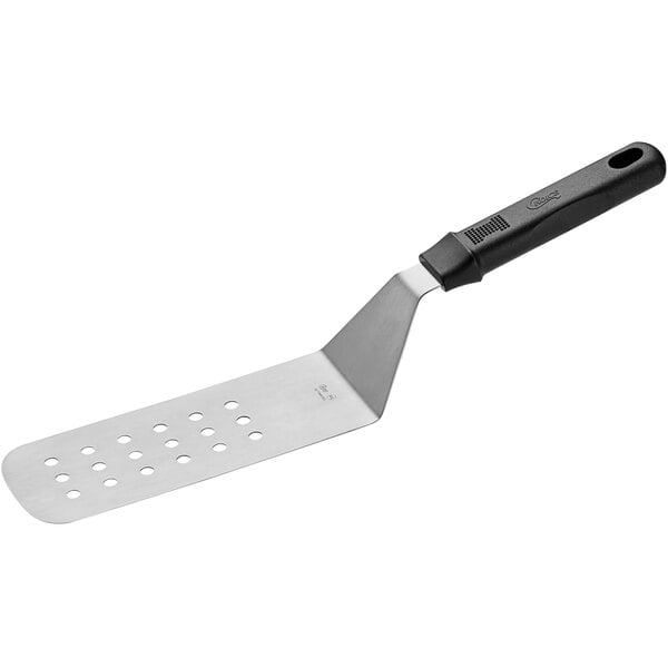 Choice 8" Perforated Turner w/ Polypropylene Handle – item 407TRNRPB83
