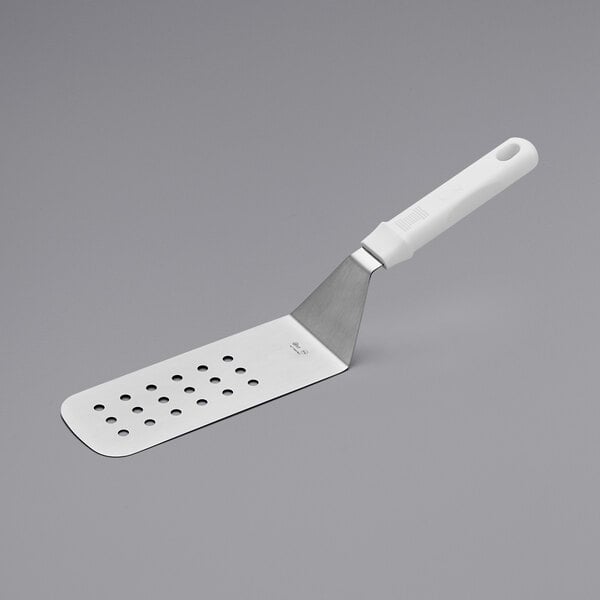 Choice 8" Perforated Turner w/ Polypropylene Handle – item 407TRNRPW83