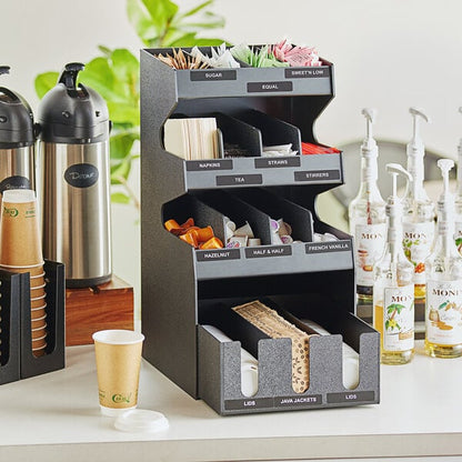 ServSense Condiment Organizer w/ Bottom Drawer - 12" x 12" – item 651CNOPLT9 image 2