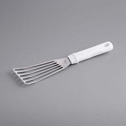 Choice 6" Fish / Egg Turner w/ White Polypropylene Handle – item 407TRNRFW63