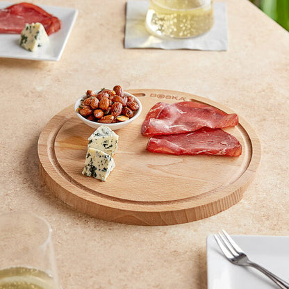 Boska Friends 9 1/2" Small Round Beech Wood Serving Board – item 654320535