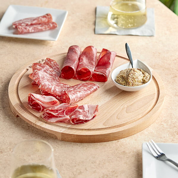 Boska Friends 11 1/2" Medium Round Beech Wood Serving Board – item 654320536