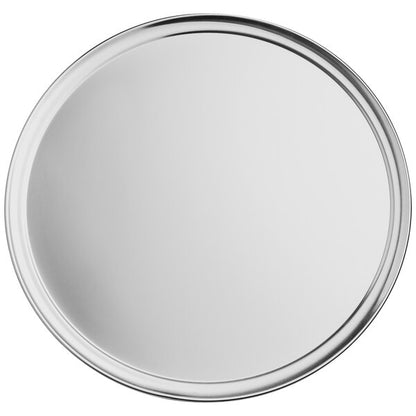 Choice 22" Aluminum Tray / Serving Platter w/ Wide Rim – item 407ALWPLTR22