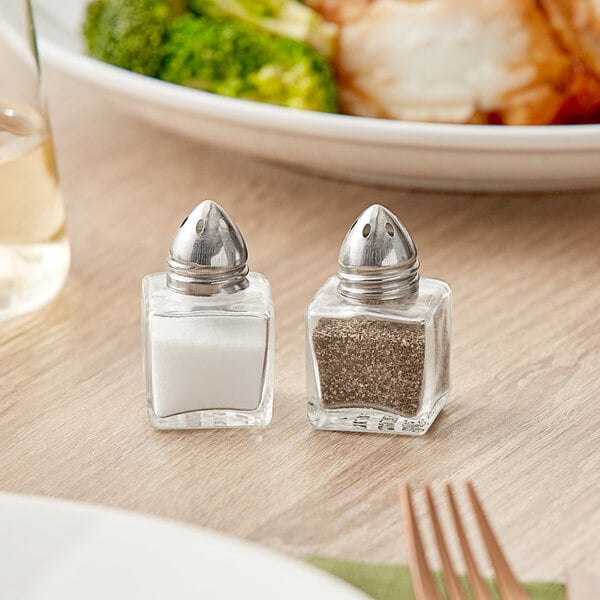 American Metalcraft.5 oz. Petite Salt & Pepper Shaker – item 124SP125 image 2