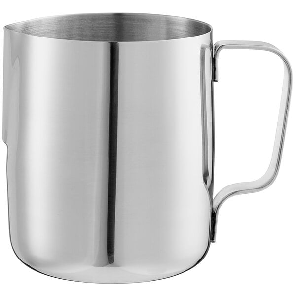 Tablecraft 24 oz. Mirror-Finished Frothing Pitcher – item 8082024