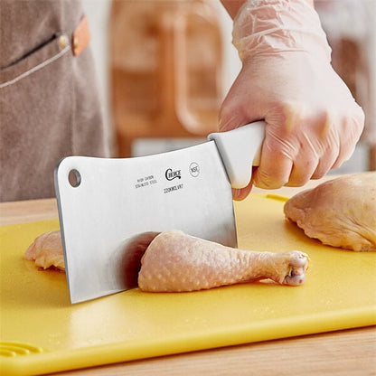 Choice 7" Cleaver w/ White Handle – item 220KWCLVR7 image 2
