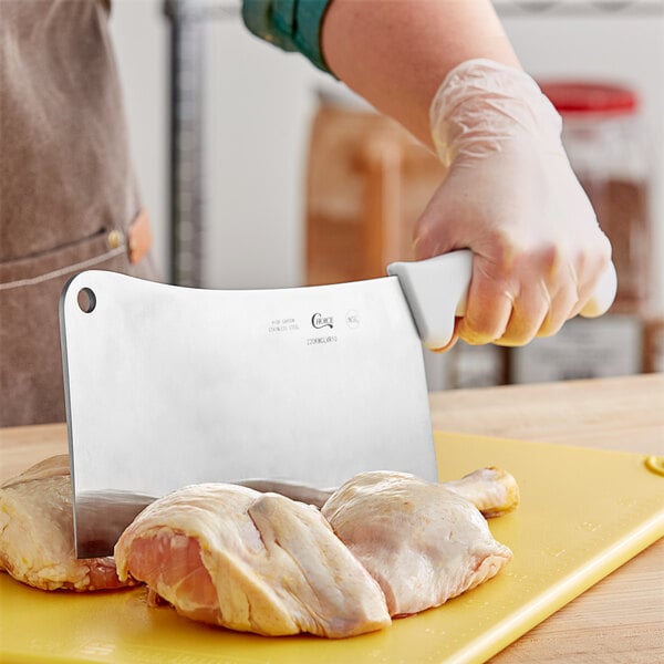Choice 10" Cleaver w/ White Handle – item 220KWCLVR10 image 2