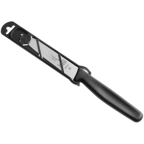 Mercer Culinary M33933B 4" Pointed Tip Knife w/ Guard – item 470M33933B