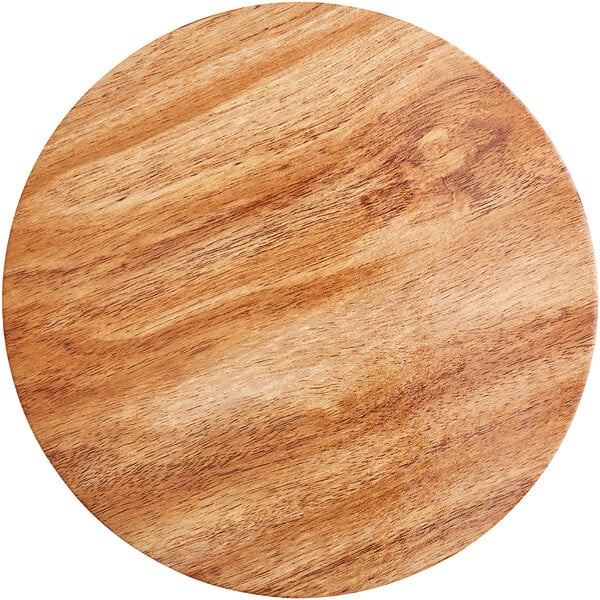 85CaseEnjay 8" Round Marble / Wood Laminated Serving Board – item 1298RPWM image 2