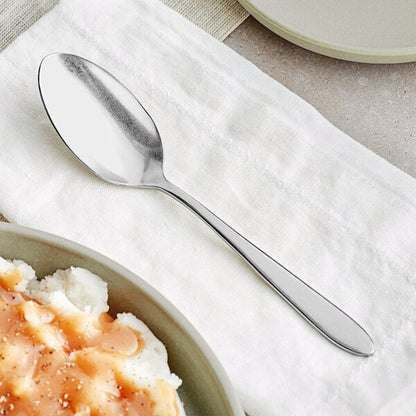 Acopa Pangea 7 1/8" Distressed Dinner / Dessert Spoon – item 267880803 image 2