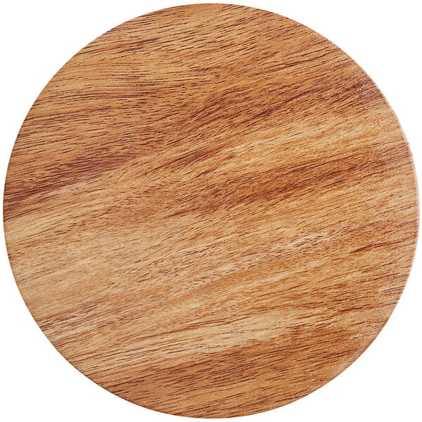 85CaseEnjay 6" Round Marble / Wood Laminated Serving Board – item 1296RPWM image 2