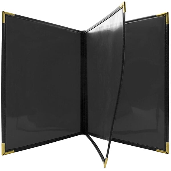 H. Risch, Inc. TAM-PKT-4V Tamarac 4 1/4" x 11" Menu Cover – item 759TAMP4V41 image 2
