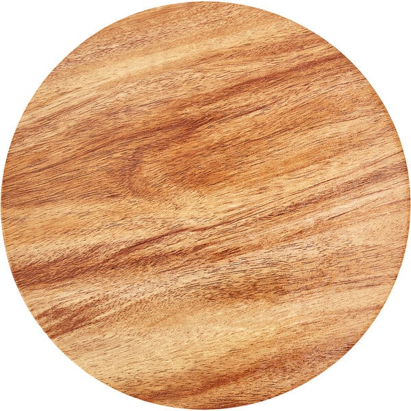 85CaseEnjay 10" Round Marble / Wood Laminated Serving Board – item 12910RRWM image 2