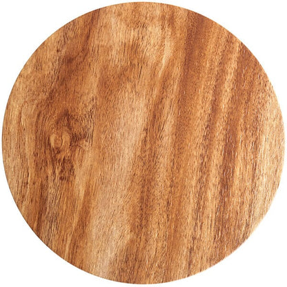 85CaseEnjay 9" Round Marble / Wood Laminated Serving Board – item 1299RPWM image 2