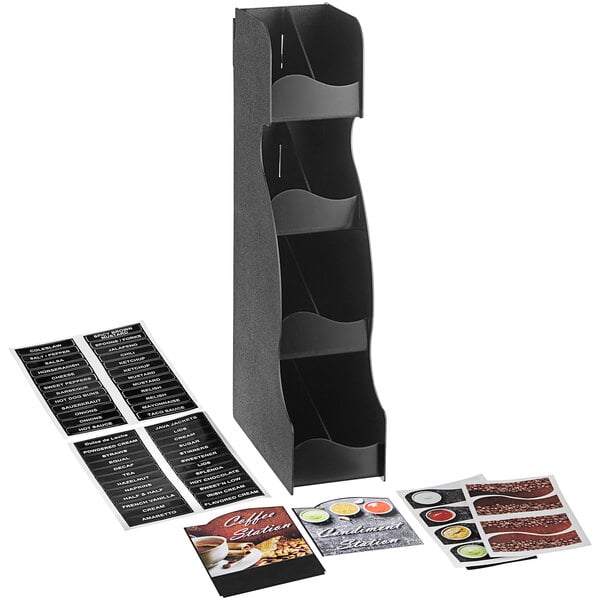 ServSens Condiment Organizer w/ Header Decals - 5 3/4" x 13" – item 651CNOPLV8