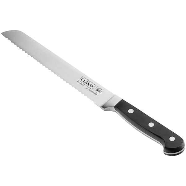 Choice Classic 8" Serrated Bread Knife w/ POM Handle – item 407KPOMBRD8