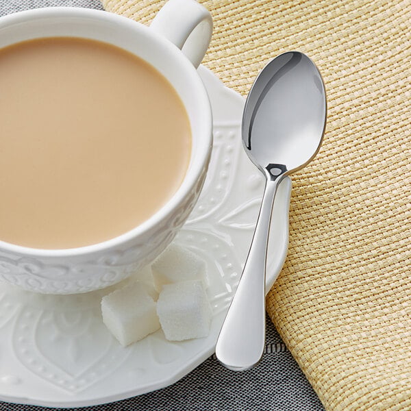 Acopa Vittoria 4 1/2" Heavy Demitasse Spoon – item 267740800 image 2