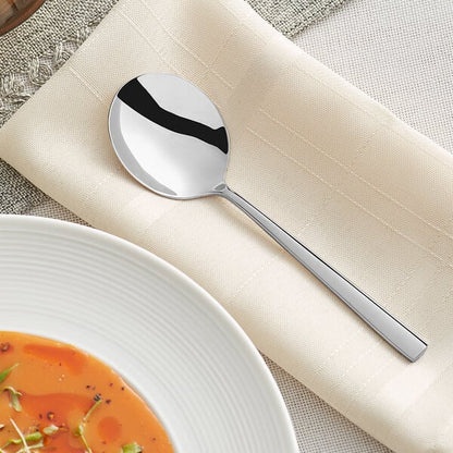 Acopa Penn Square 5 7/8" Heavy Bouillon Spoon – item 267380002 image 2