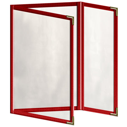 H. Menu Cover w/ Gold Smooth Corners and Glossy Finish – item 759TDQ3CG55