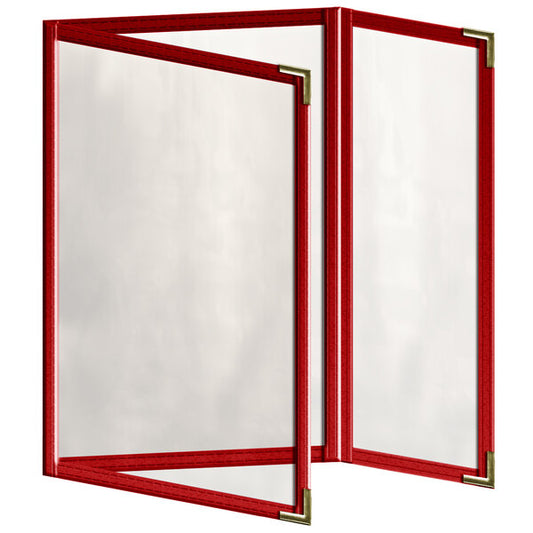 H. Menu Cover w/ Gold Smooth Corners and Glossy Finish – item 759TDQ3CG55