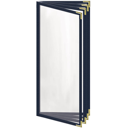 H. Menu Cover w/ Gold Smooth Corners and Gloss Finish – item 759TDD7CG41