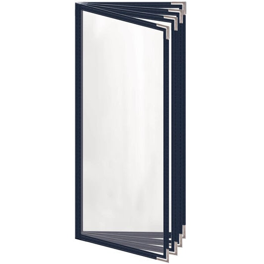 H. Menu Cover w/ Silver Smooth Corners and Gloss Finish – item 759TDD7DG41