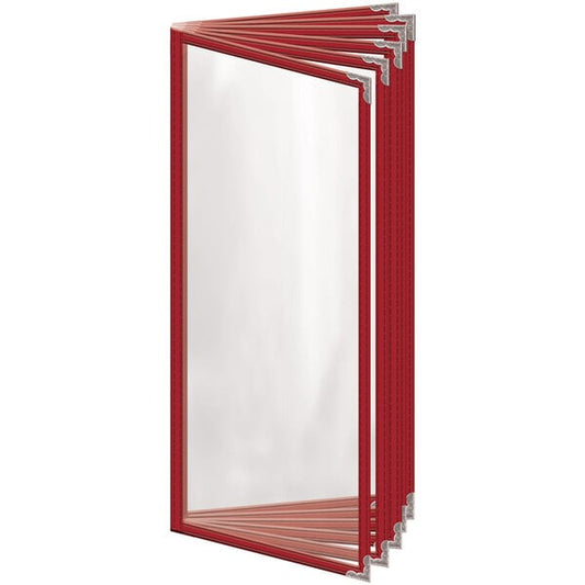 H. Menu Cover w/ Silver Decorative Corners and Gloss Finish – item 759T123BG41