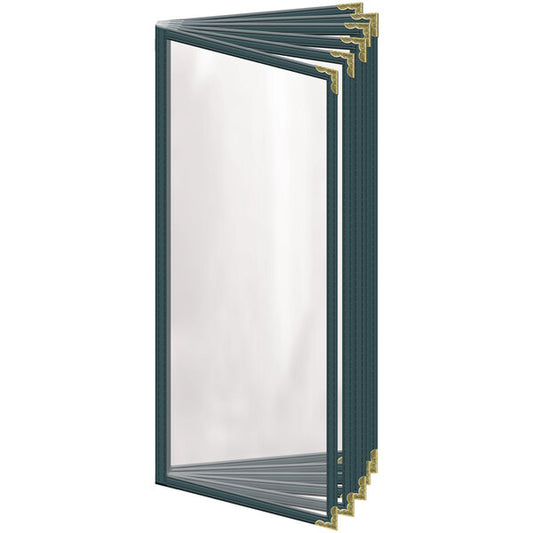 H. Menu Cover w/ Gold Decorative Corners and Gloss Finish – item 759T126AG41