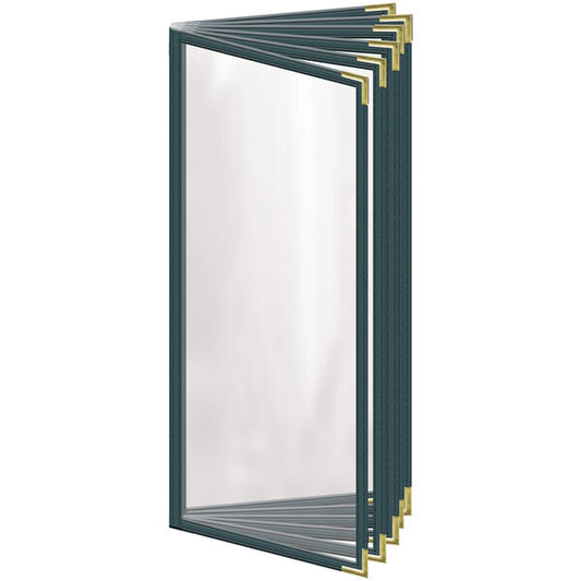 H. Menu Cover w/ Gold Smooth Corners and Gloss Finish – item 759T126CG41