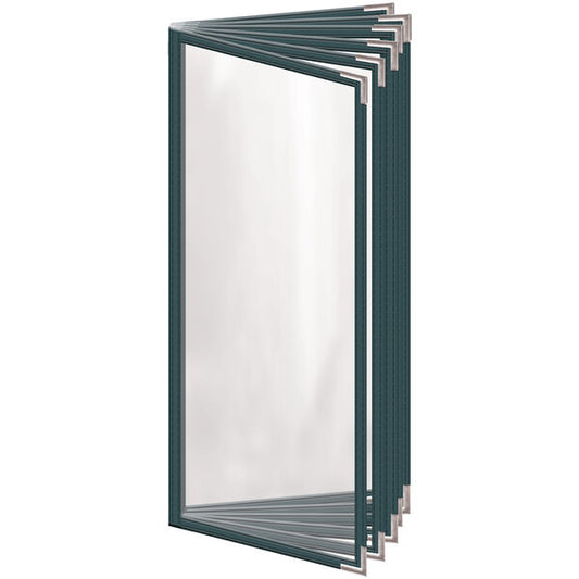 H. Menu Cover w/ Silver Smooth Corners and Gloss Finish – item 759T126DG41