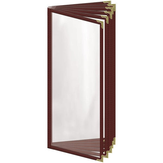 H. Menu Cover w/ Decorative Corners and Gloss Finish – item 759T128AG41