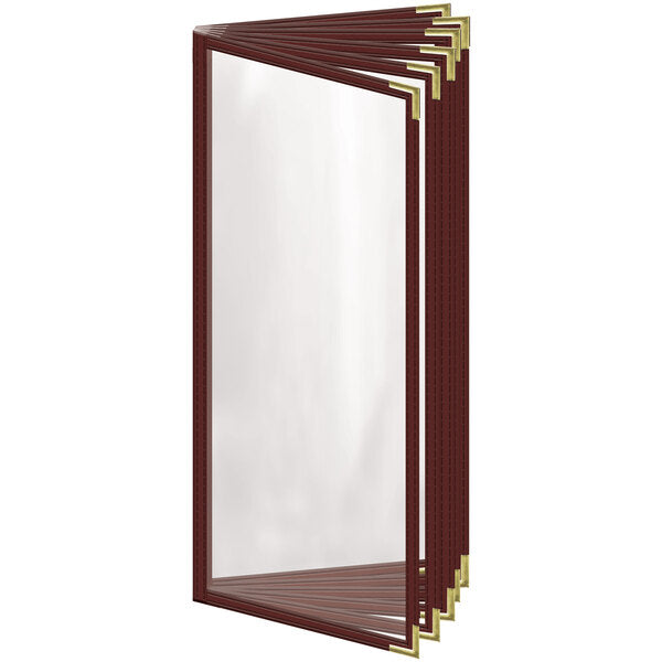 H. Menu Cover w/ Smooth Corners and Gloss Finish – item 759T128CG41